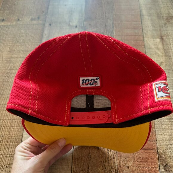 Kansas City Chiefs 1960 NFL Red Adjustable Snapback Hat By New Era - Picture 3 of 6